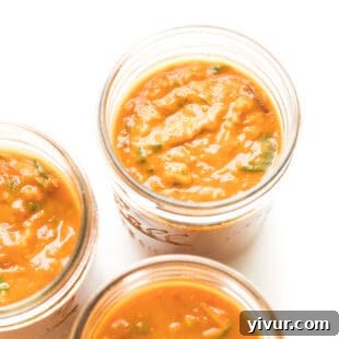 Sheet pan marinara sauce in mason jars