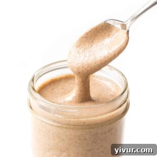 Creamy Keto Almond Butter in a bowl