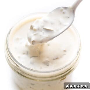 Keto Tartar Sauce in a small dish next to fish