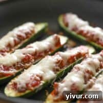 Sausage Stuffed Zucchini