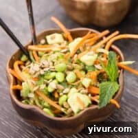 Final Cucumber & Carrot Noodle Thai Salad