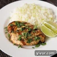 Grilled Thai Coconut Lime Chicken