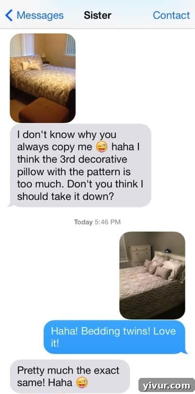 Stylish Sister Bedding Inspiration