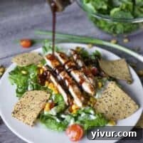 A vibrant BBQ Chicken Chopped Salad recipe image