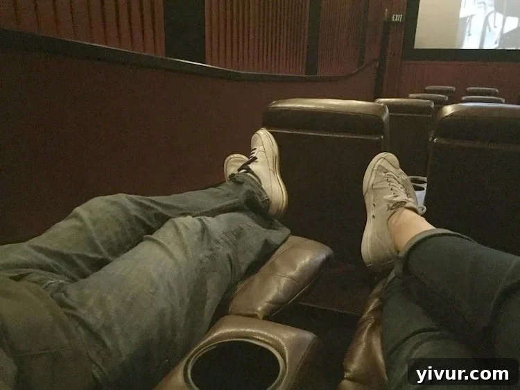 Lounge Chair Movie Theater - Ultimate comfort for moviegoers with luxurious reclining seats and amenities.