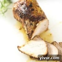 Rosemary Honey Mustard Pork Tenderloin