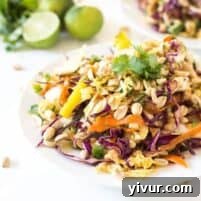 Rainbow Chopped Thai Chicken Salad featured image