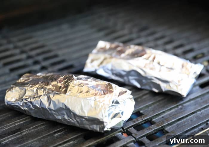 Grilled Salmon in Foil Packets