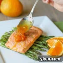 Grilled Salmon with Orange Maple Glaze