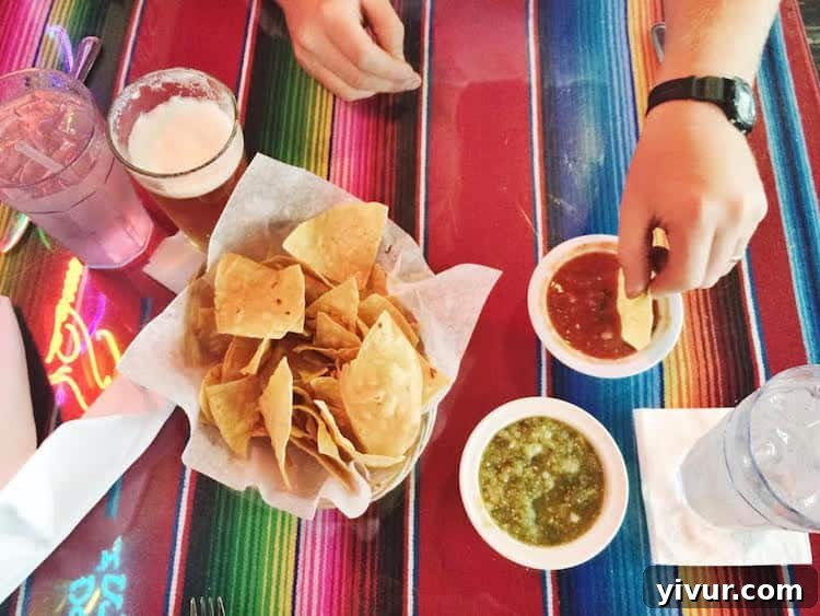 Chips & Salsa at Luna Loca
