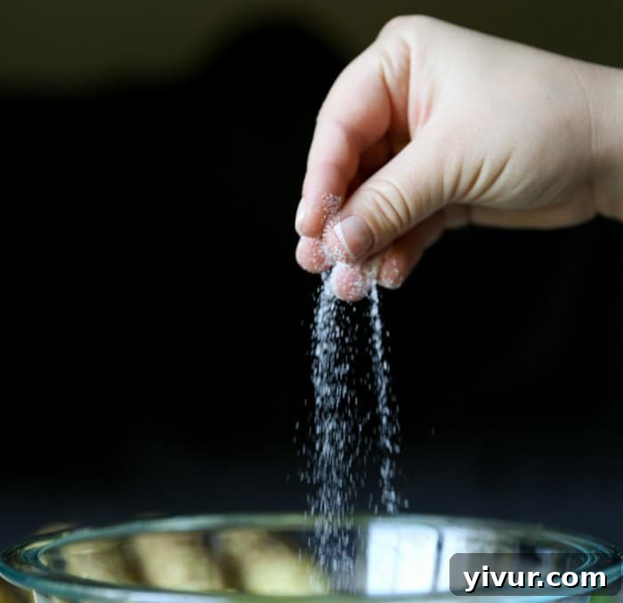 Adding sugar to the corn salad dressing