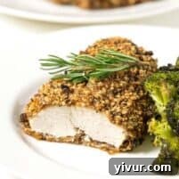 Rosemary Almond Crusted Chicken