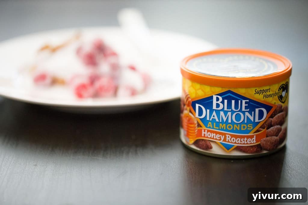 Velvet Coconut Tart with Jeweled Cranberries 6 Close-up of sugared cranberries, the perfect topping for a vegan coconut cream tart