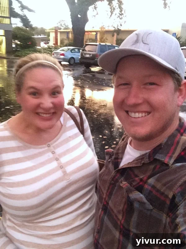 Josh's Birth Story - Arrival at hospital, a moment of strength and apprehension