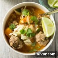 Winter Albondigas Soup
