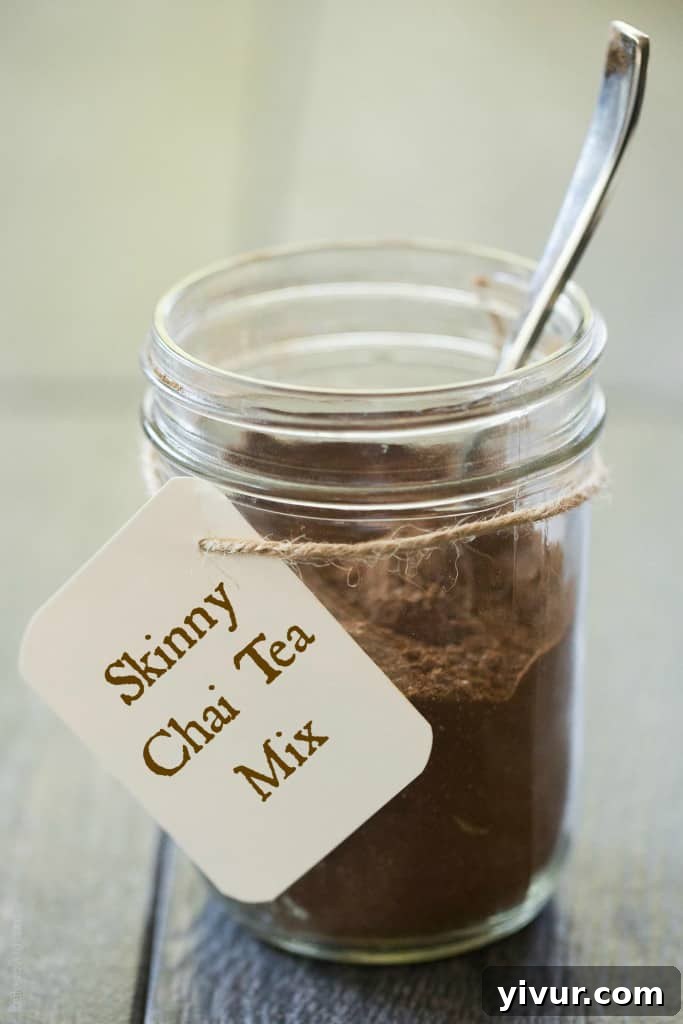 Quick Light Chai Latte Blend 2 Instant Skinny Chai Tea Latte Mix made with dried spices - just add almond milk and honey!