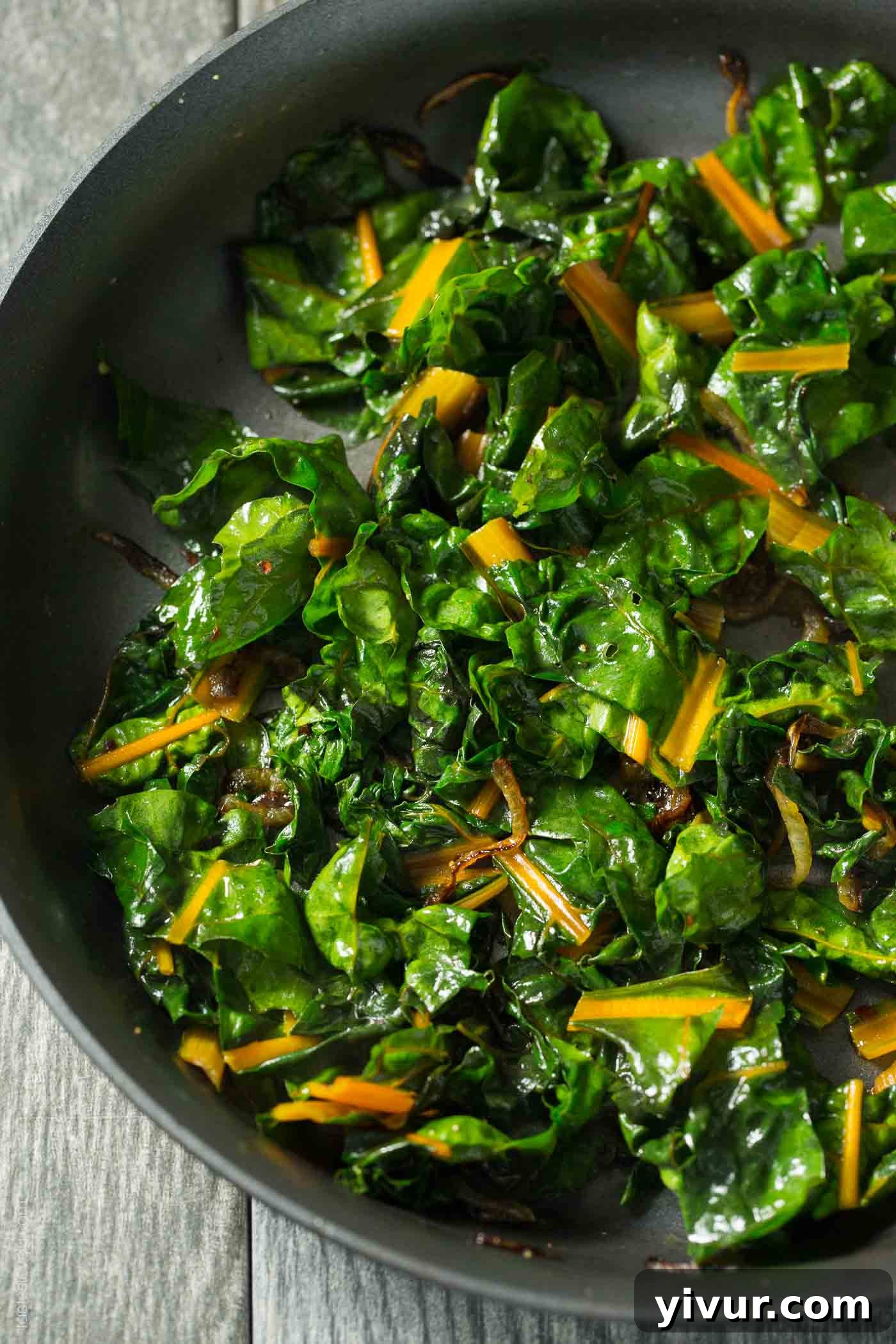 Vibrant Sautéed Rainbow Chard 5 Orange Braised Rainbow Chard (paleo, vegan, gluten free, whole 30)