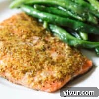 Maple Mustard Glazed Salmon