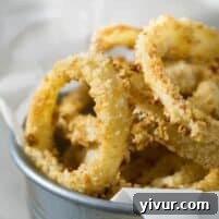 Crispy Oven Baked Onion Rings