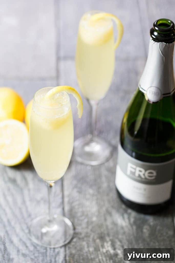 FRE Brut for the perfect mocktail mimosa