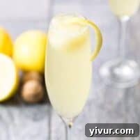Lemon Sorbet Mimosa