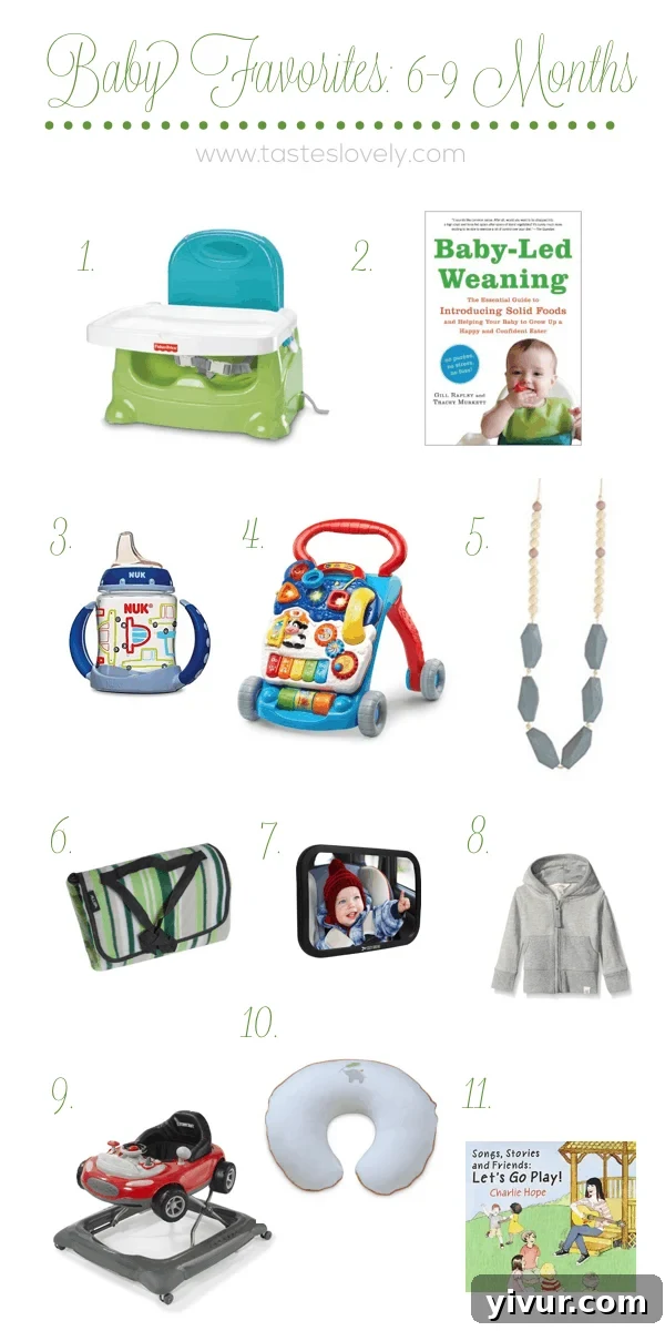 6-9 Month Baby Favorites: Essential Products for Growing Infants