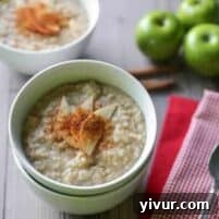 Cinnamon Apple Steel Cut Oatmeal