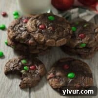 M&M's Brownie Mix Cookies