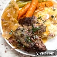 Fall-Apart Dutch Oven Pot Roast with Gravy