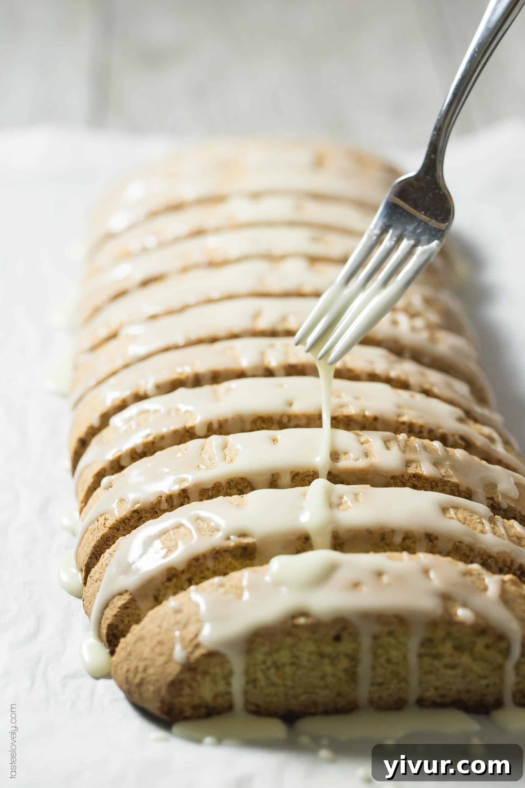 Orange Poppy Seed Biscotti - made with no butter so they're dairy free!