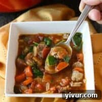 Italian Sausage and Vegetable Soup