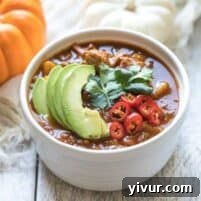 Paleo & Whole30 Pumpkin Turkey Chili recipe image