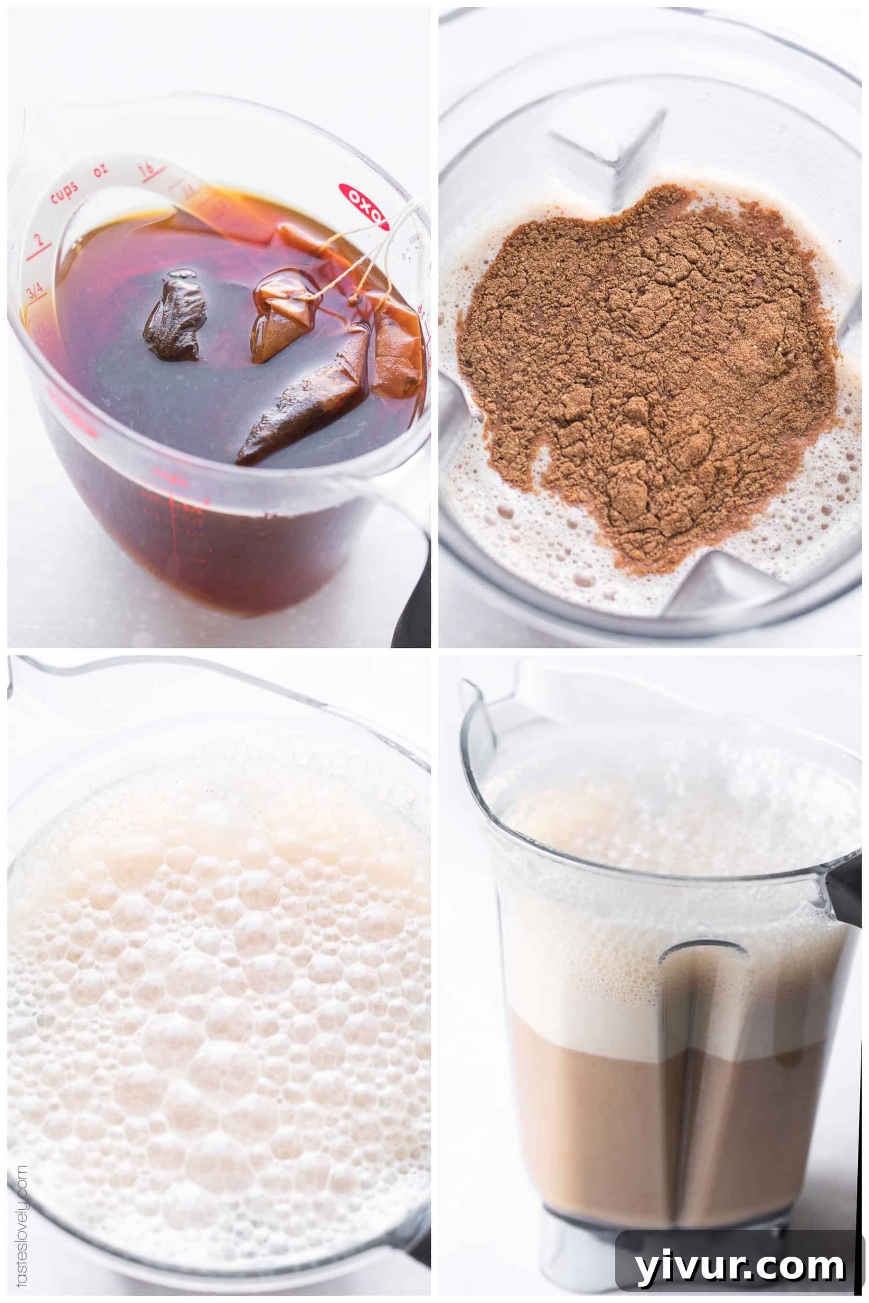 Spiced Paleo Almond Chai Latte Dairy Free 4 Paleo Almond Milk Chai Tea Latte (Dairy Free). Made in your blender!