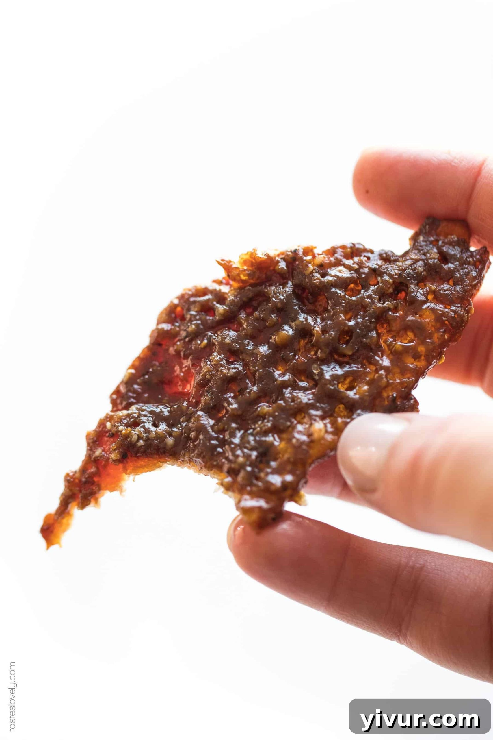 Basket of Paleo Pecan Candied Bacon, ready to be served at brunch or as a delightful appetizer