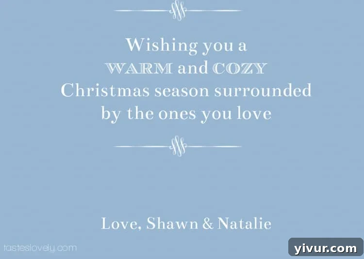 A 2013 Christmas Keepsake 4 Tastes Lovely Christmas Card 2013