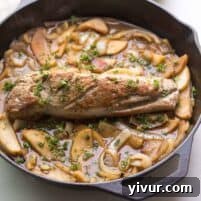 Apple and Onion Braised Pork Tenderloin (Paleo, Whole30) 6 Apple & Onion Braised Pork Tenderloin (Paleo, Whole30)