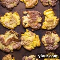 Paleo & Whole30 Smashed Potatoes recipe card image