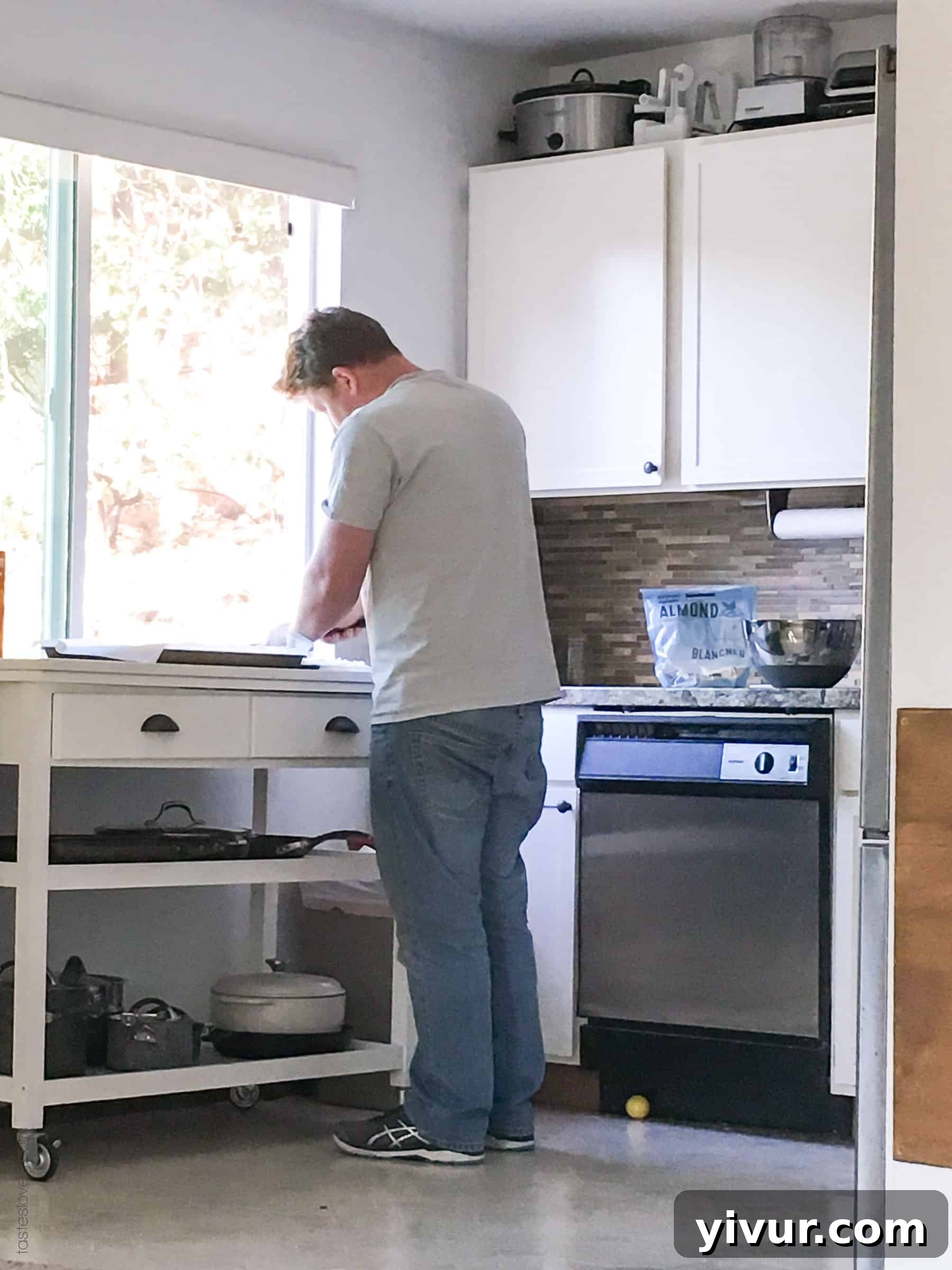Spring 2018 A Daily Perspective 12 A toddler happily running towards his dad, embracing after dad returns home from work.