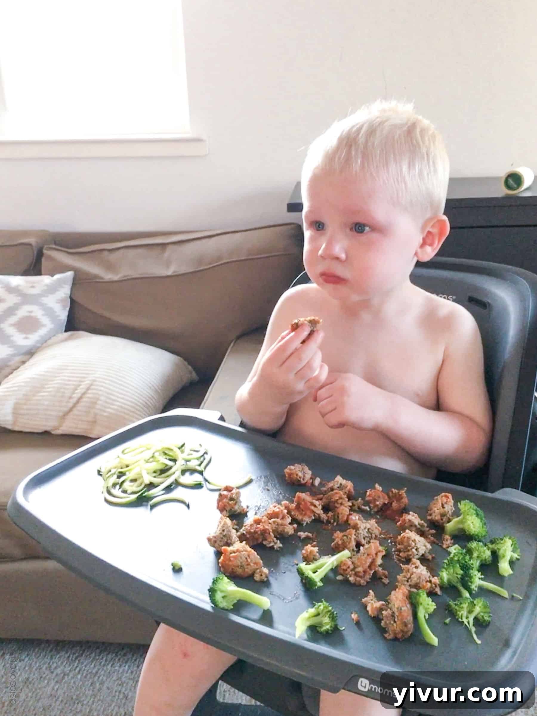 Spring 2018 A Daily Perspective 15 Family members gathered in the front yard, with a toddler proudly riding his scooter after learning a new skill.