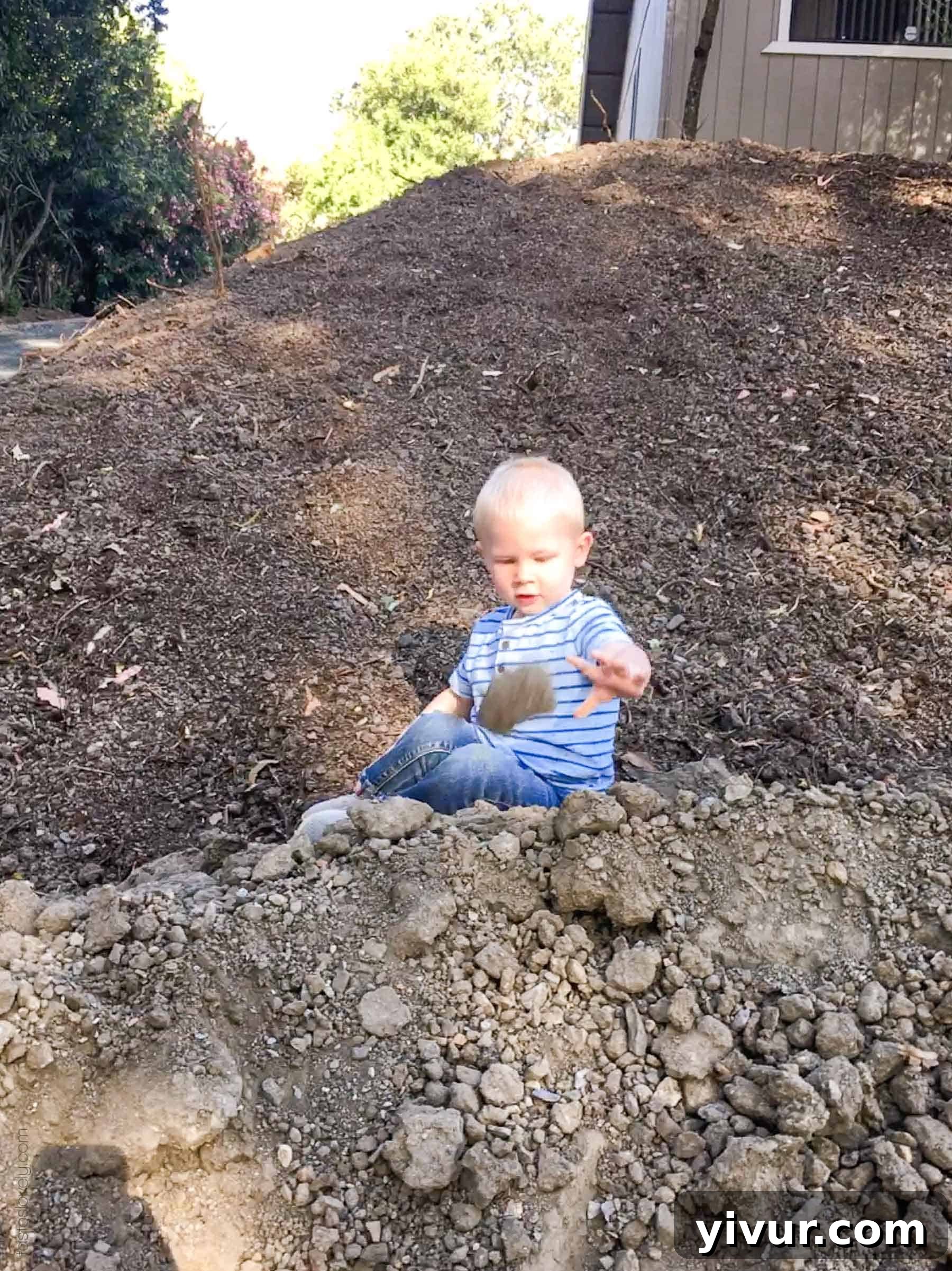 Spring 2018 A Daily Perspective 10 Pregnant mom working on a laptop, surrounded by the busy realities of home and family life.