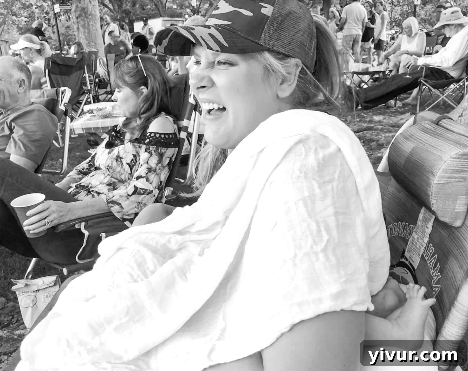 A baby sleeping soundly, emphasizing the importance of rest for both mother and child during the breastfeeding journey.