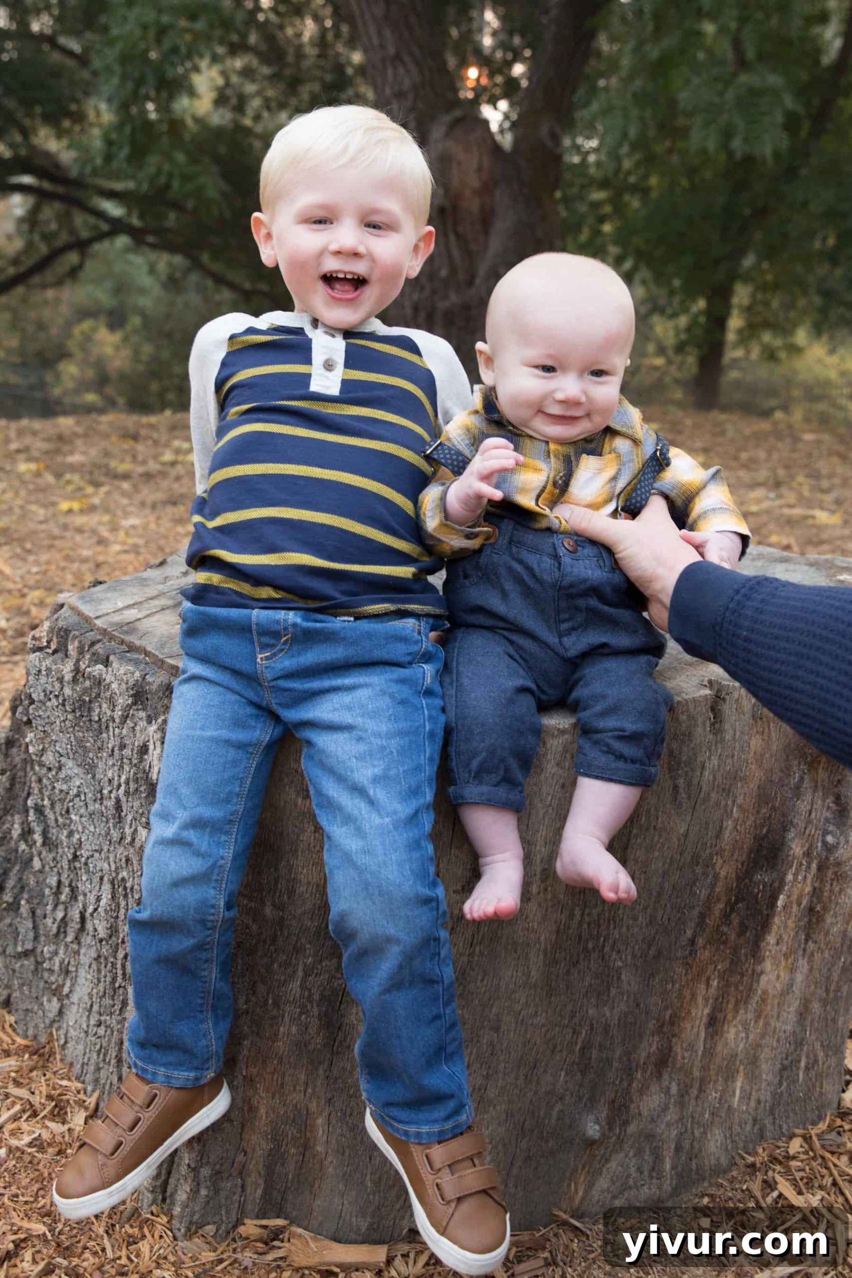 A candid moment of family fun, capturing the genuine smiles and playful spirit of our children.