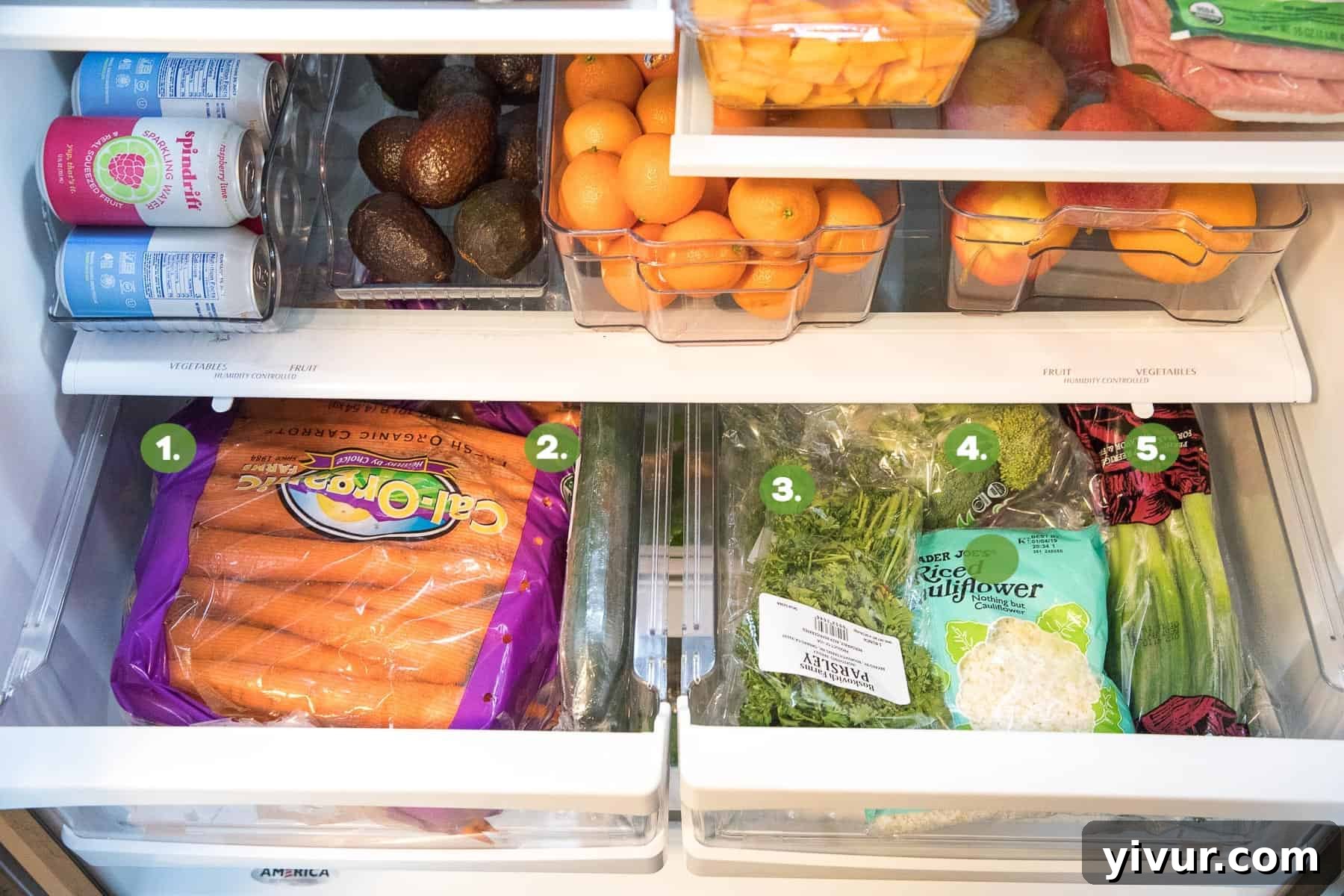 a whole30 stocked refrigerator