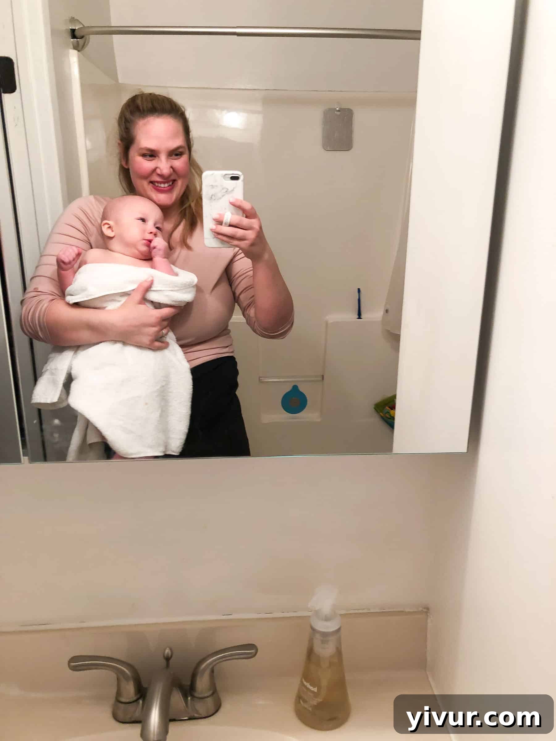 A wholesome family dinner: Grilled chicken thighs with BBQ sauce, roasted cauliflower, and sautéed Brussels sprouts, alongside baby's meal. This image embodies healthy eating and family togetherness.