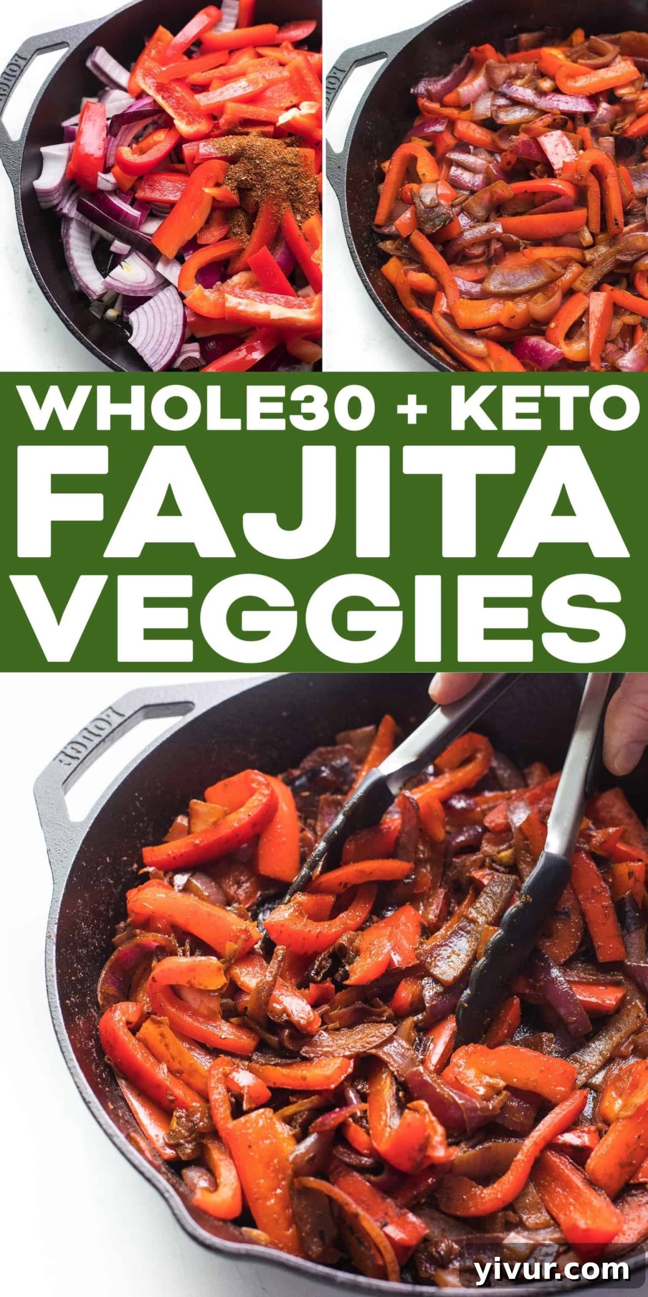 Wholesome Fajita Veggies Whole30 Paleo Keto 7 Whole30 fajita veggies piled high in a rustic serving bowl, showcasing their delicious texture and inviting colors.