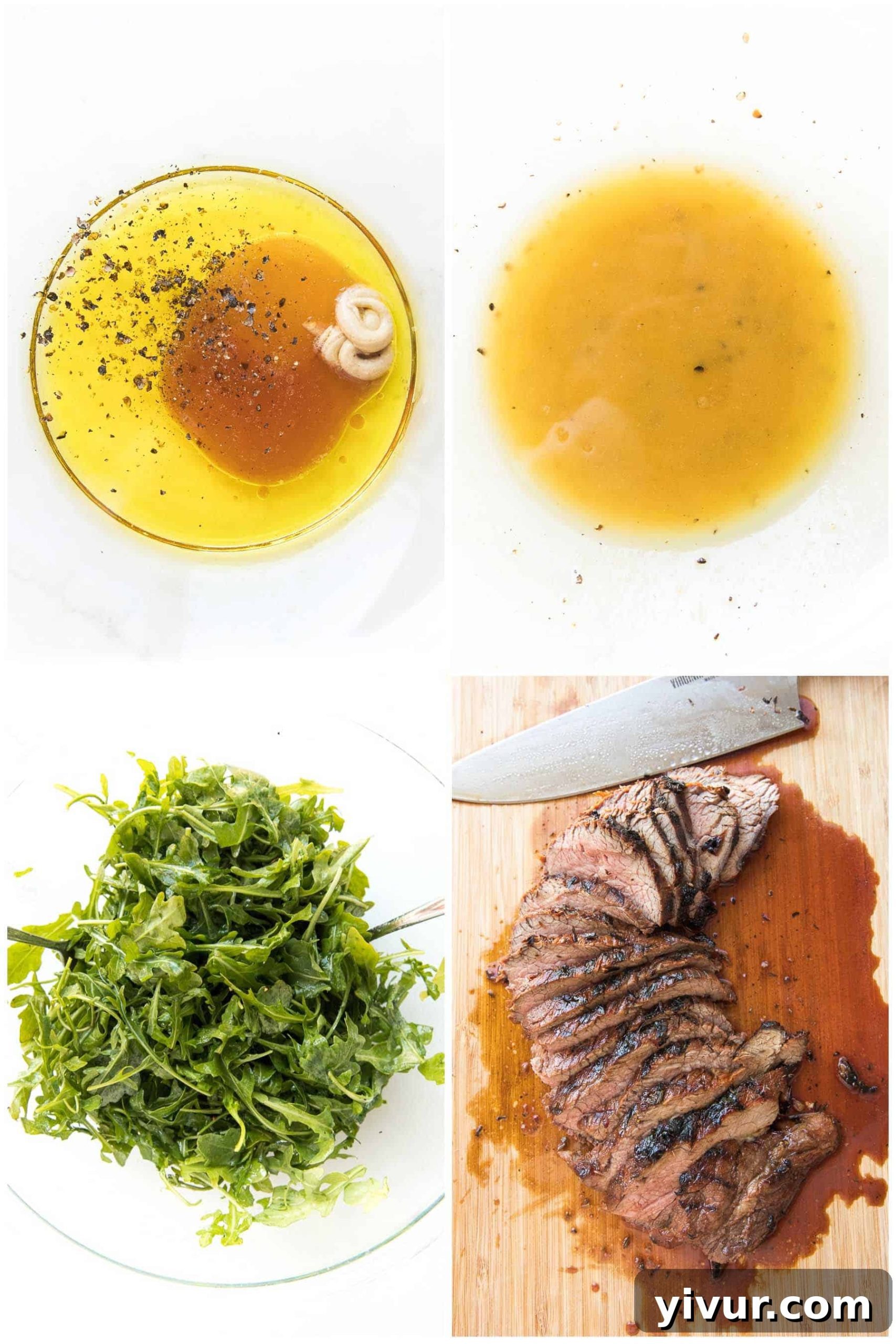 Savory Tri Tip Arugula Salad Whole30 Keto Paleo Approved 4 Steps to making Tri Tip Arugula Salad