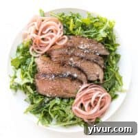 Whole30 Arugula Tri Tip Salad