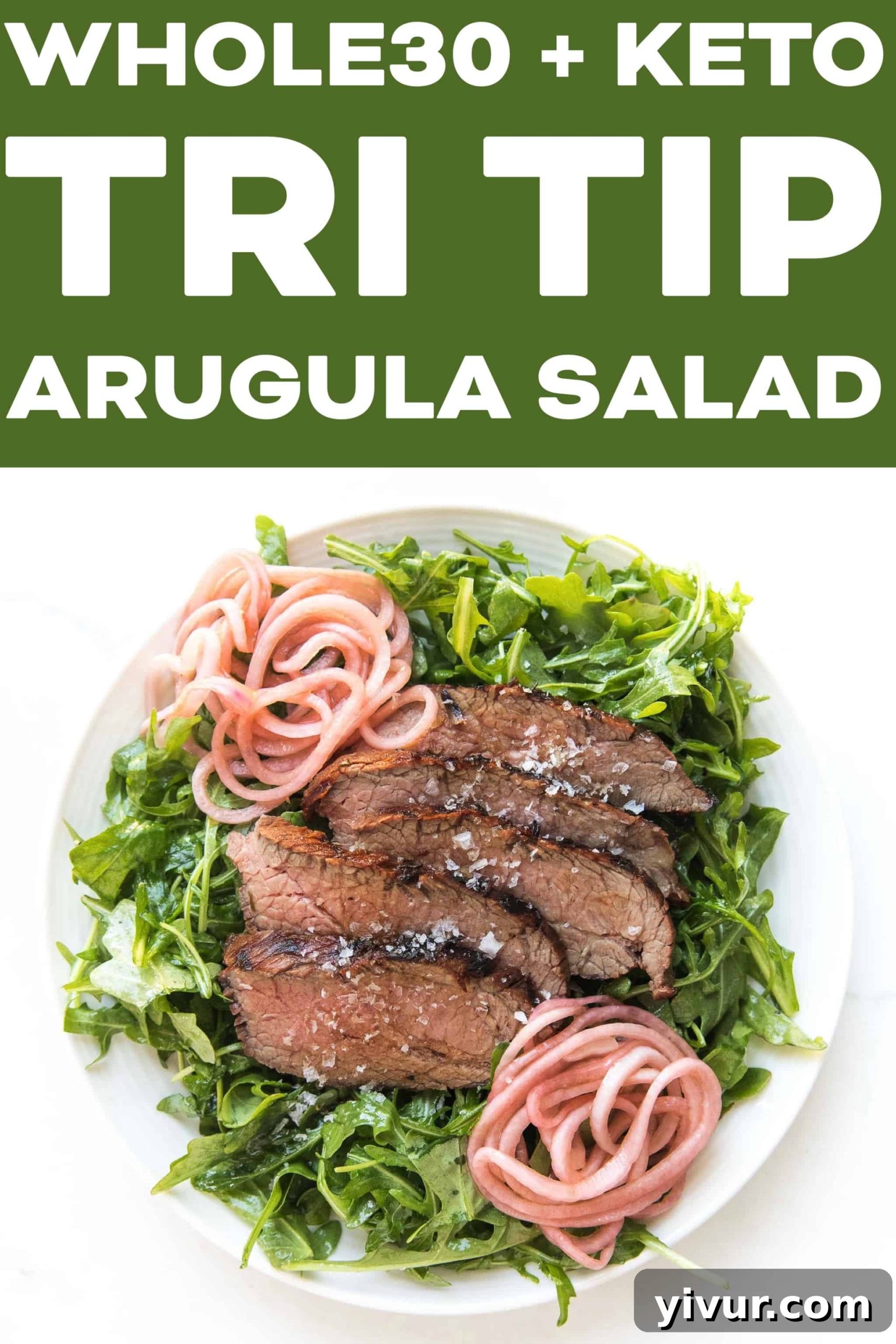 Savory Tri Tip Arugula Salad Whole30 Keto Paleo Approved 7 img 8596 6 scaled