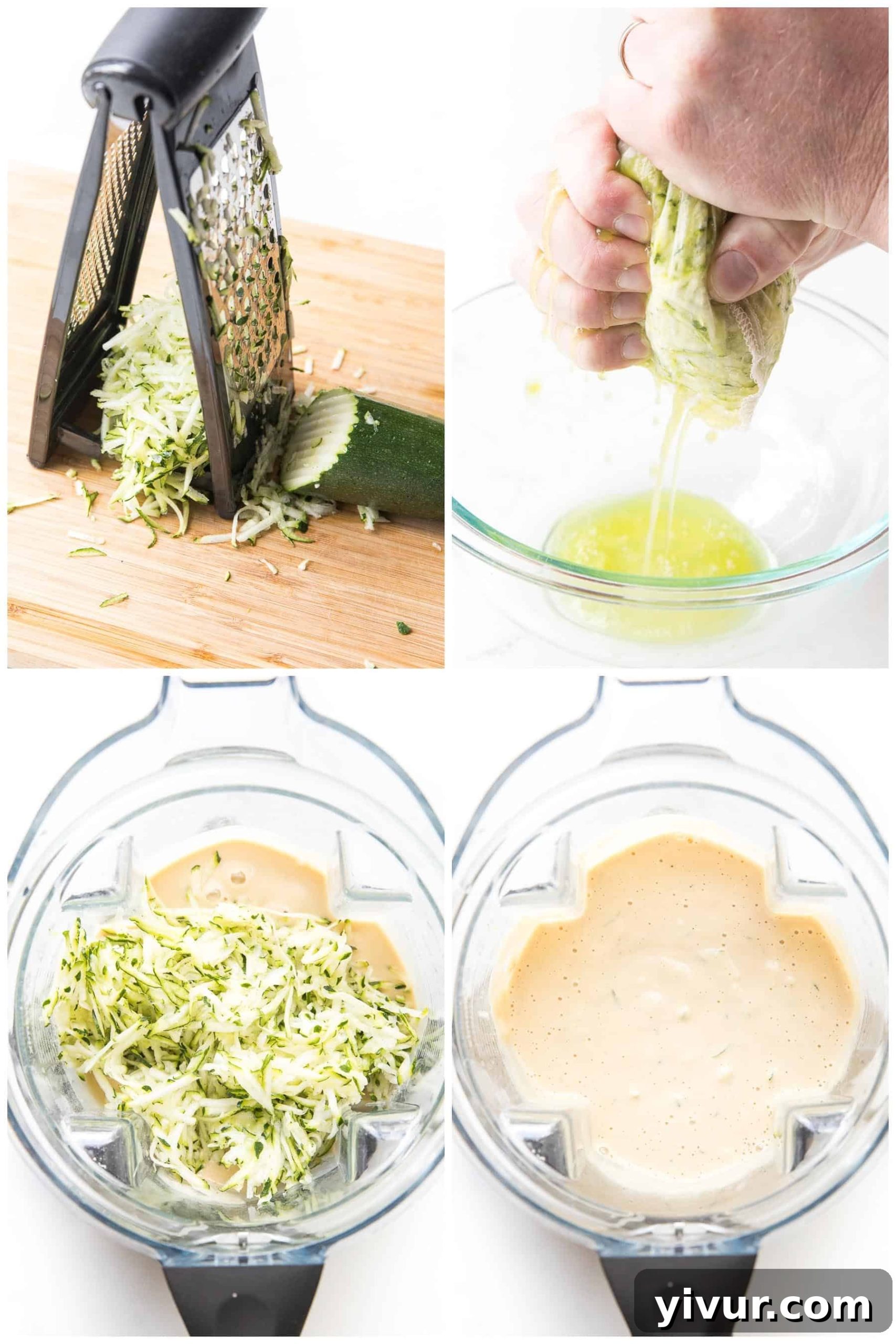 steps to making paleo zucchini muffins