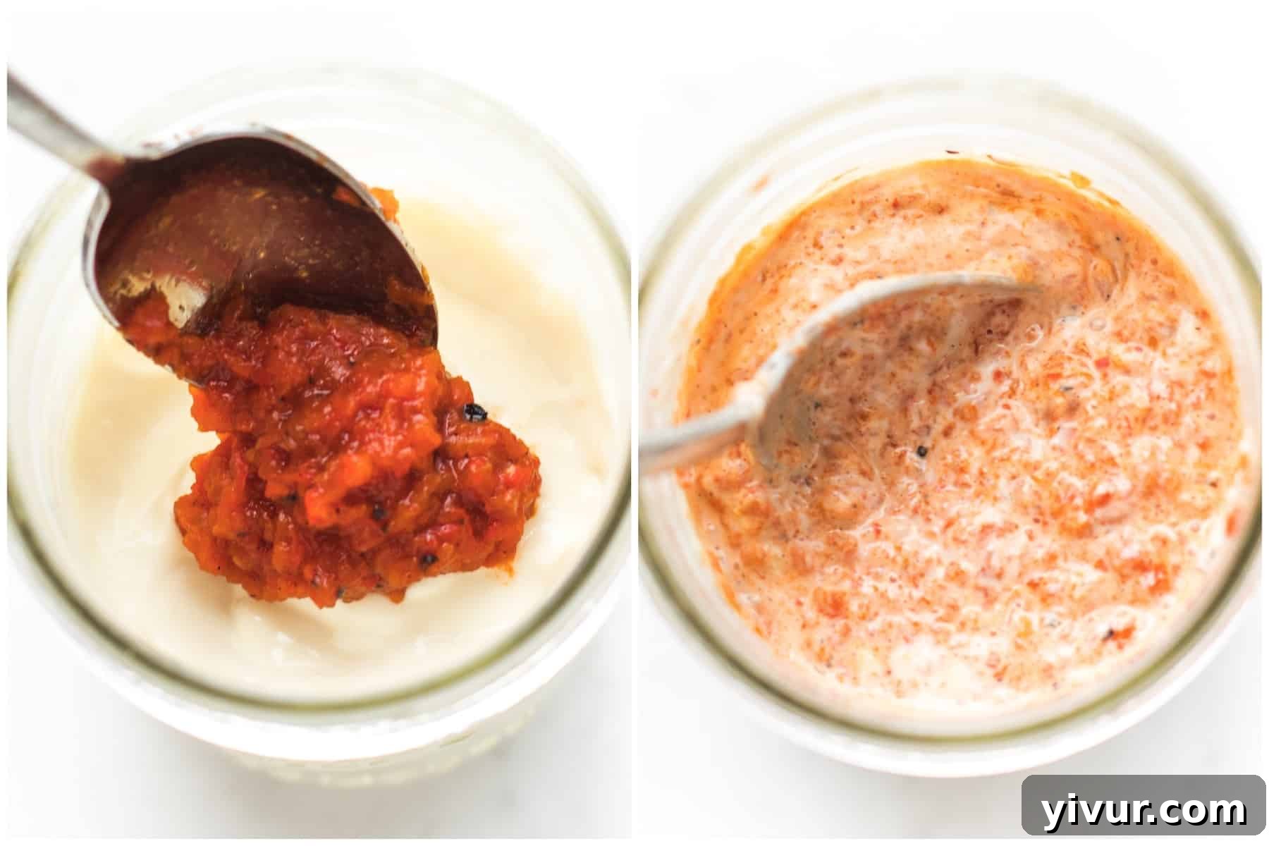 steps to making roasted red pepper mayonnaise